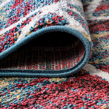 Tumbling Blocks Modern Geometric Area Rug 2